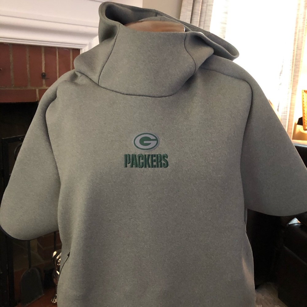 Nike Green Bay Packers short sleeve hoodie